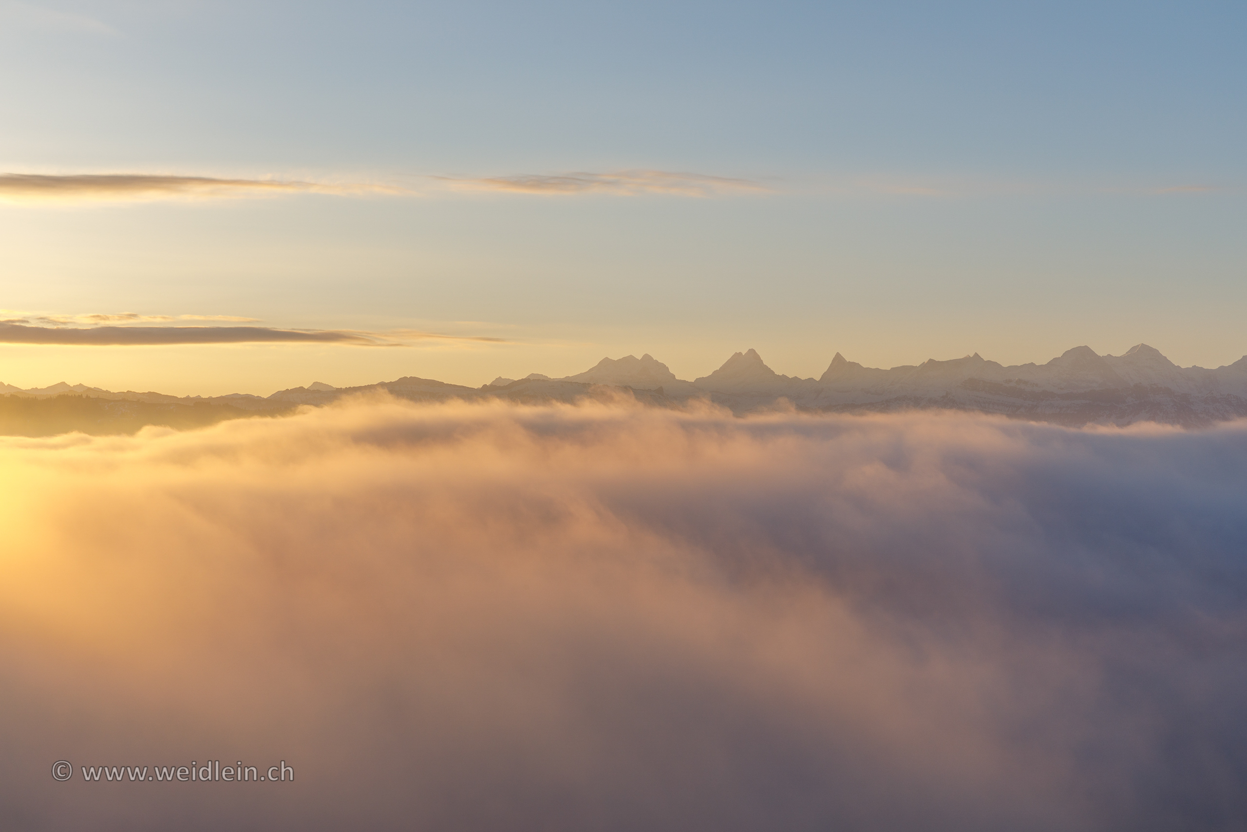 Winter Morning on Top of the Lueg